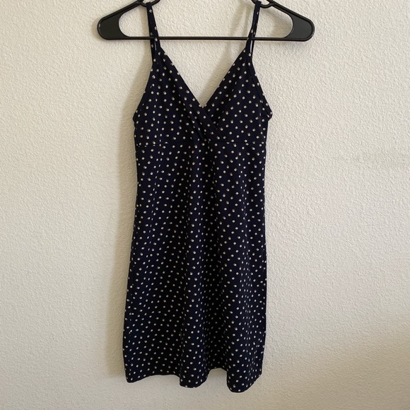 Brandy Melville blue floral Amara dress